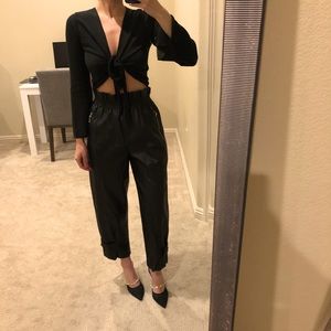 Frankie Shop Vegan Leather Pants